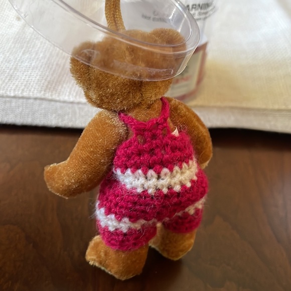 Rare Gund Holiday countdown to Christmas Mini Jointed bear ornament - Picture 2 of 7